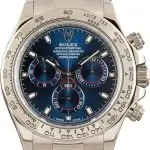 Cheapest Rolex Daytona 116509 Blue Dial 18k White Gold Super Clone