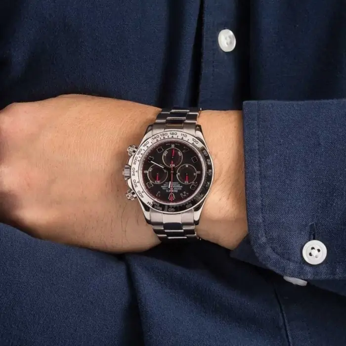 Clean Factory Supreme Rolex Daytona 116509 White Gold Clone - Image 5