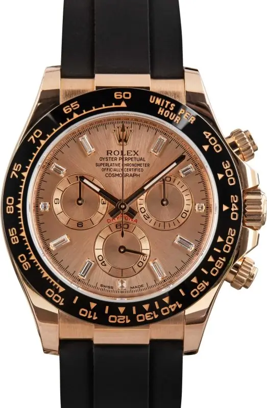 Supreme Rolex Daytona 116515 Everose Gold Diamond Dial Clone