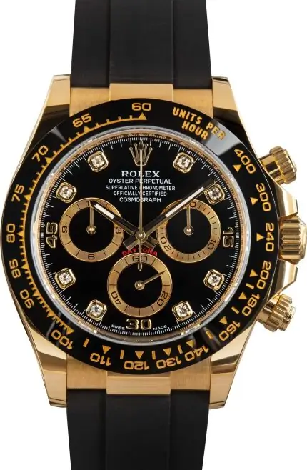 Clean Factory Super Clone Rolex Daytona 116518 Black Diamond