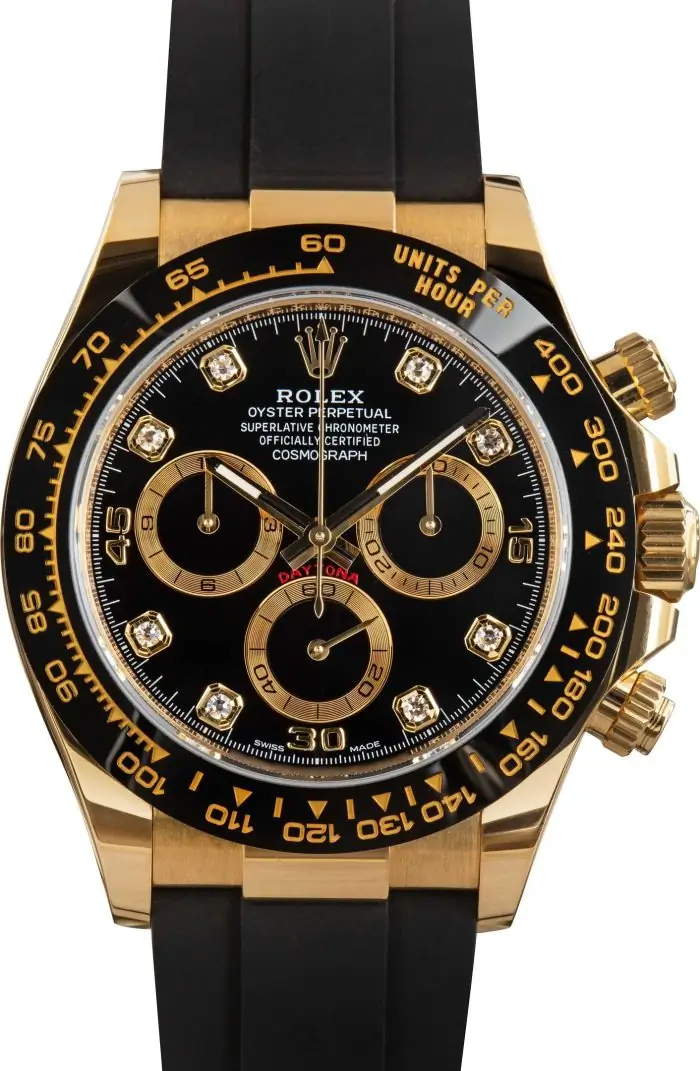 Clean Factory Super Clone Rolex Daytona 116518 Black Diamond - Image 2