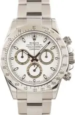 Clean Factory Supreme Rolex Daytona 116520 White Dial Super Clone