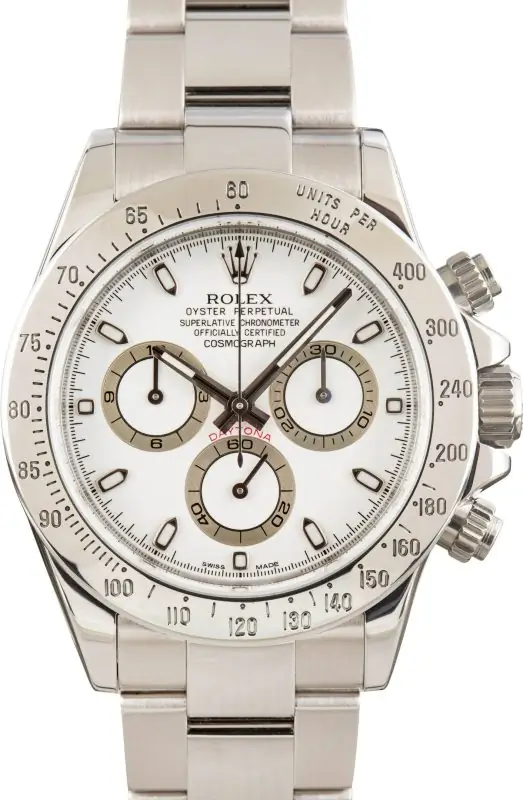 Clean Factory Supreme Rolex Daytona 116520 White Dial Super Clone