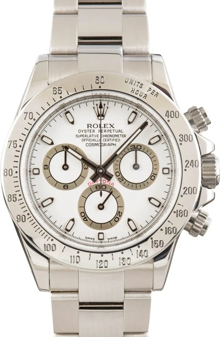 Clean Factory Supreme Rolex Daytona 116520 White Dial Super Clone - Image 2