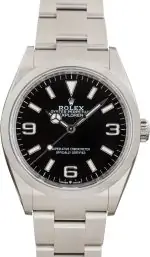 Cheapest Rolex Explorer 124270 36mm Black Dial Pre-Owned