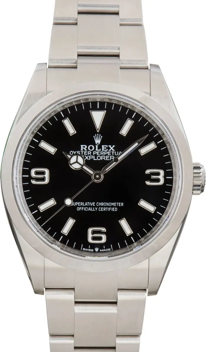 Cheapest Rolex Explorer 124270 36mm Black Dial Pre-Owned - Image 2