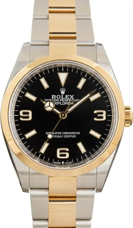 Cheapest Rolex Explorer 124273 Two-Tone 36mm Super Clone