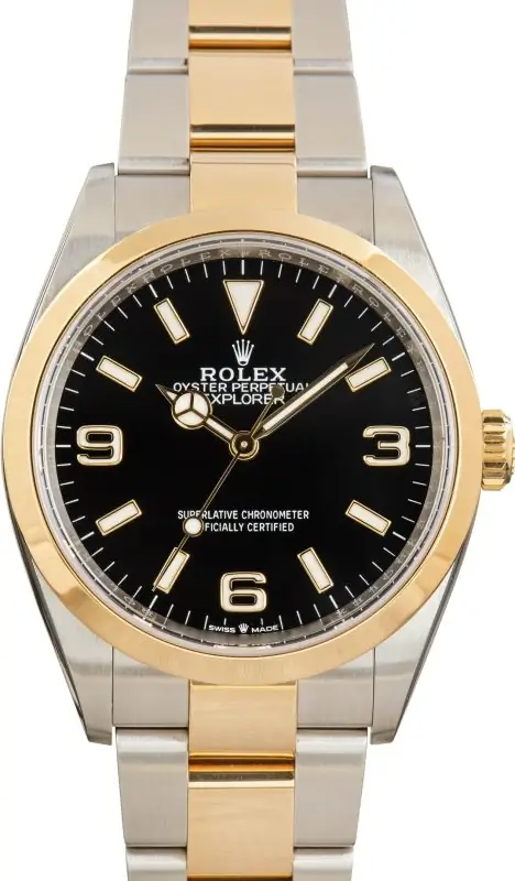 Cheapest Rolex Explorer 124273 Two-Tone 36mm Super Clone