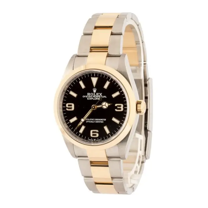 Clean Factory Supreme Rolex Explorer 124273 Two-Tone 36mm - Image 3