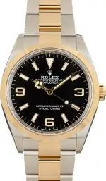 Clean Factory Supreme Rolex Explorer 124273 Two-Tone 36mm