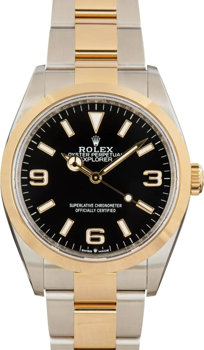 Clean Factory Supreme Rolex Explorer 124273 Two-Tone 36mm - Image 2