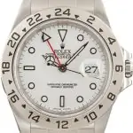 Clean Factory Super Clone Rolex Explorer II 16570 White Polar 40mm
