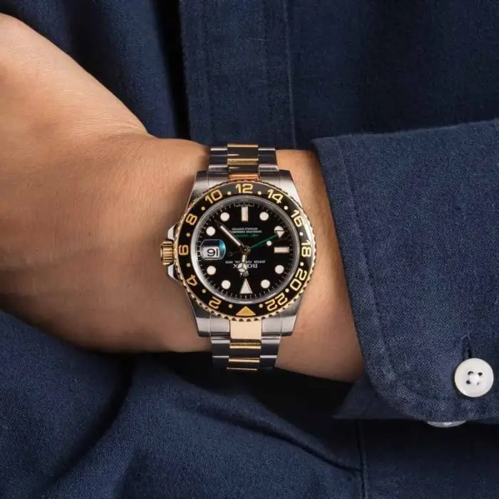 Clean Factory Supreme Rolex GMT-Master II 116713 Steel Gold Clone - Image 5