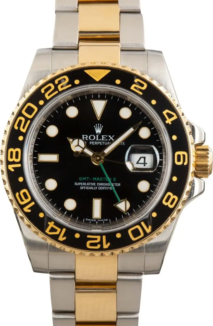 Pre-Owned Rolex GMT-Master II 116713 Two-Tone Luxury Watch - Image 2