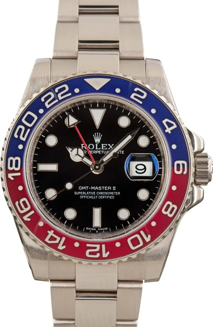 Cheapest Rolex GMT-Master II 116719 White Gold Pepsi Watch - Image 2