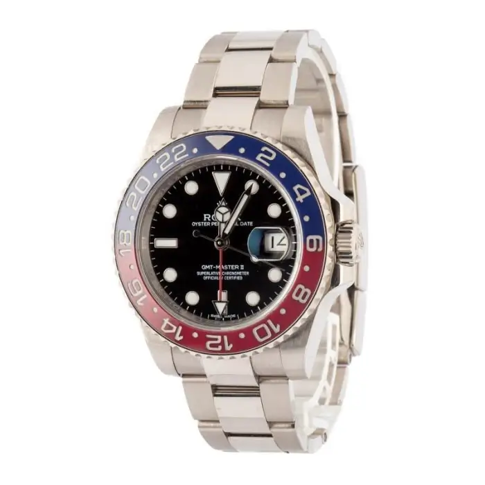 Clean Factory Best Clone Rolex GMT-Master II 116719 Pepsi White Gold - Image 2