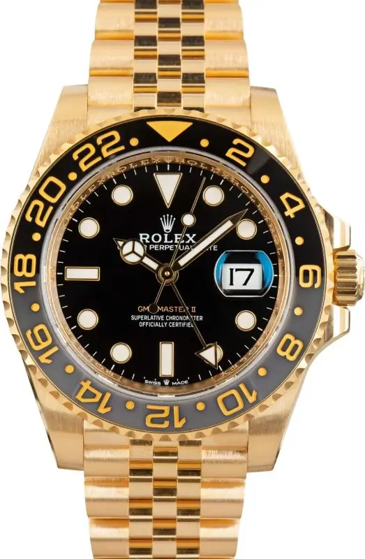 Supreme Rolex GMT-Master II 126718 Yellow Gold Watch