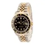 Cheapest Rolex GMT-Master II 16713 Black Dial Two-Tone Watch - Image 3
