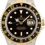 Cheapest Rolex GMT-Master II 16713 Black Dial Two-Tone Watch