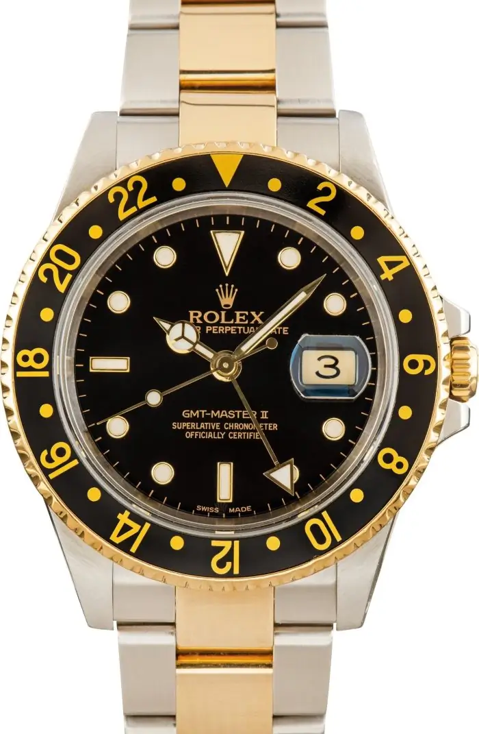 Best Clone Rolex GMT-Master II 16713 Steel Gold Watch - Image 2