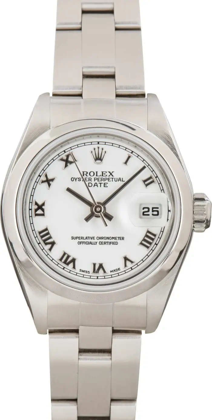 Cheapest Rolex Lady-Date 79160 26mm White Roman Dial - Image 2