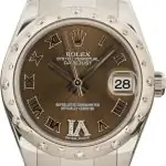 Cheapest Rolex Datejust 31MM Diamond Bezel Brown Dial