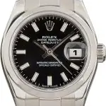 Cheapest Rolex Lady Datejust 179160 Black Dial 26mm