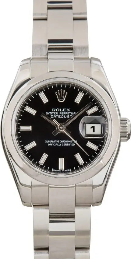 Cheapest Rolex Lady Datejust 179160 Black Dial 26mm
