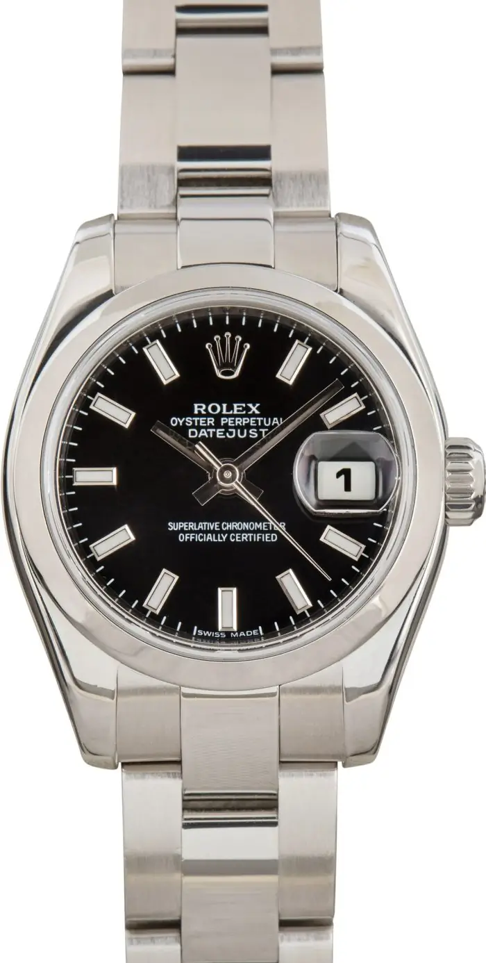 Cheapest Rolex Lady Datejust 179160 Black Dial 26mm - Image 2