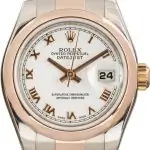 Clean Factory Supreme Rolex Datejust 179161 Two-Tone White Roman