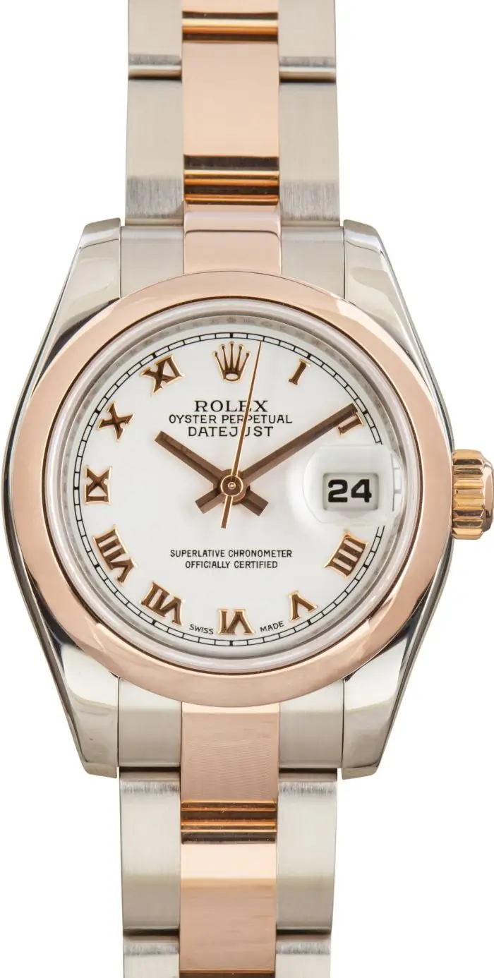 Clean Factory Supreme Rolex Datejust 179161 Two-Tone White Roman - Image 2