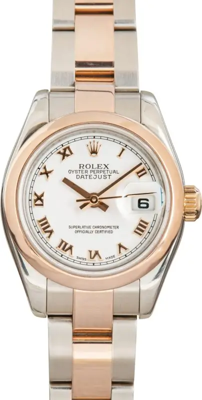 Cheapest Supreme Rolex Lady Datejust 179161 White Roman Dial