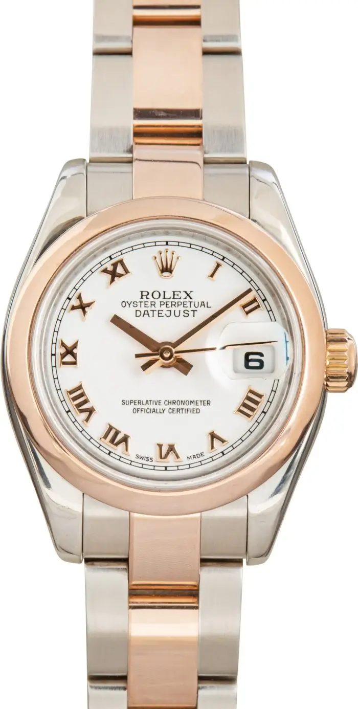 Cheapest Supreme Rolex Lady Datejust 179161 White Roman Dial - Image 2