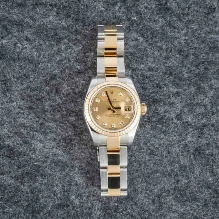 Clean Factory Supreme Rolex Lady-Datejust 179173 Champagne Diamond - Image 5