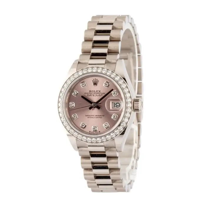 2025 Rolex Lady-Datejust 279139 Pink Diamond Dial 28mm - Image 3