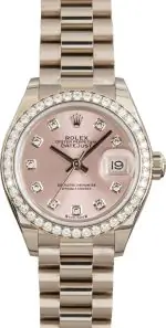 2025 Rolex Lady-Datejust 279139 Pink Diamond Dial 28mm
