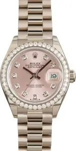 2025 Rolex Lady-Datejust 279139 Pink Diamond Dial 28mm
