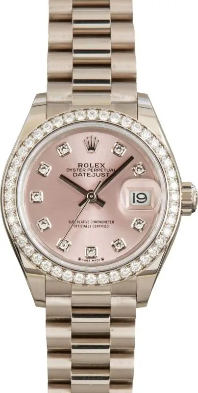 2025 Rolex Lady-Datejust 279139 Pink Diamond Dial 28mm