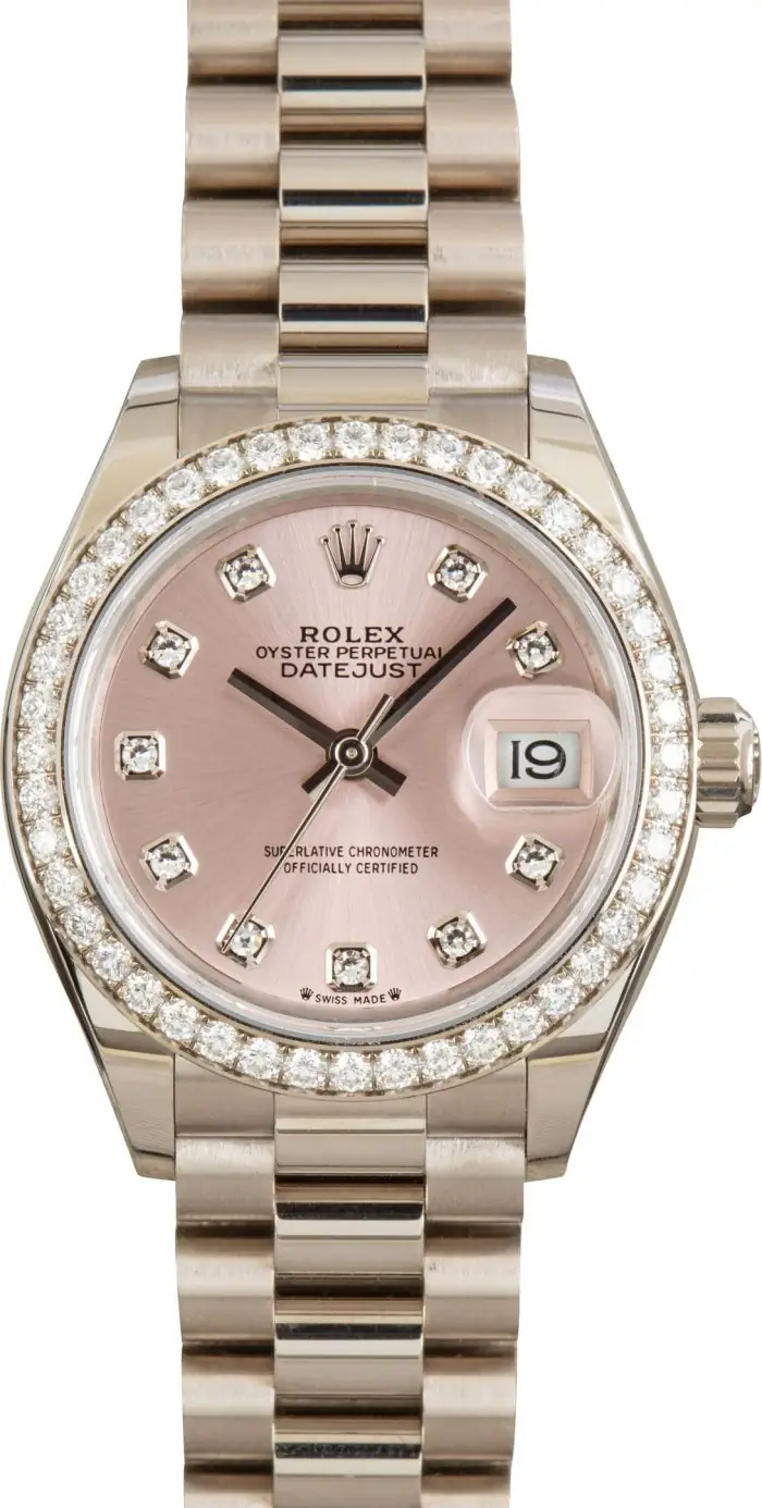 2025 Rolex Lady-Datejust 279139 Pink Diamond Dial 28mm - Image 2