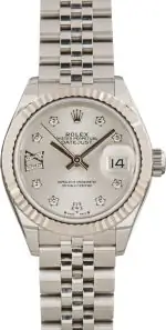 Cheapest Rolex Lady Datejust 279174 Silver Diamond Dial 28mm