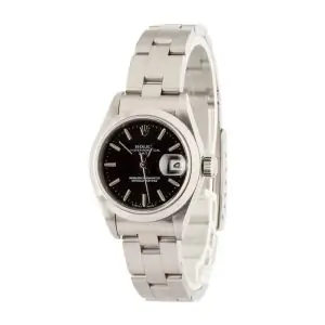 Cheapest Supreme Rolex Date 69160 Black Dial 26mm Clone