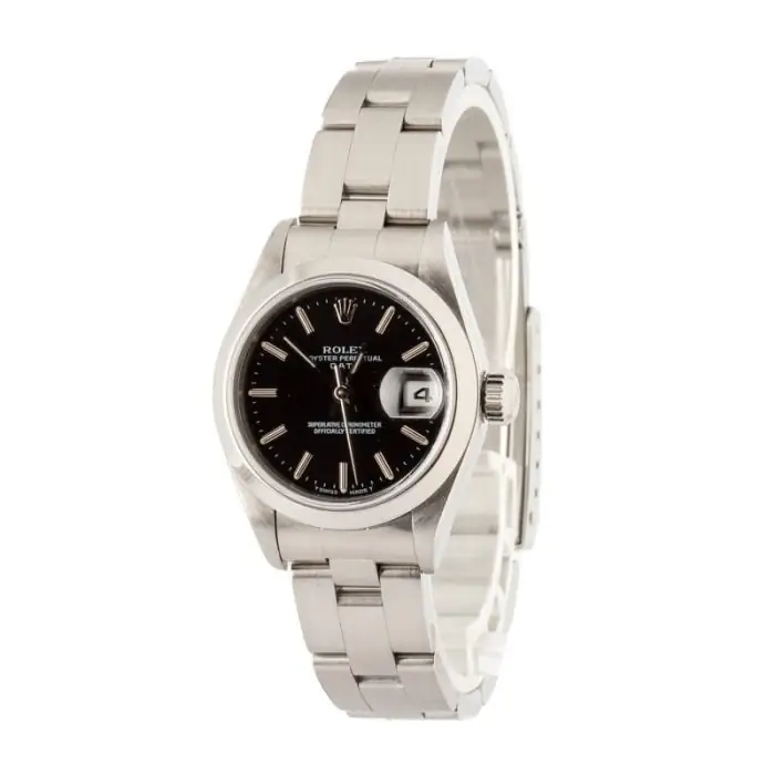Cheapest Supreme Rolex Date 69160 Black Dial 26mm Clone - Image 2