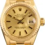 Cheapest Rolex Lady Datejust 6917 18k Gold 26mm Supreme Replica