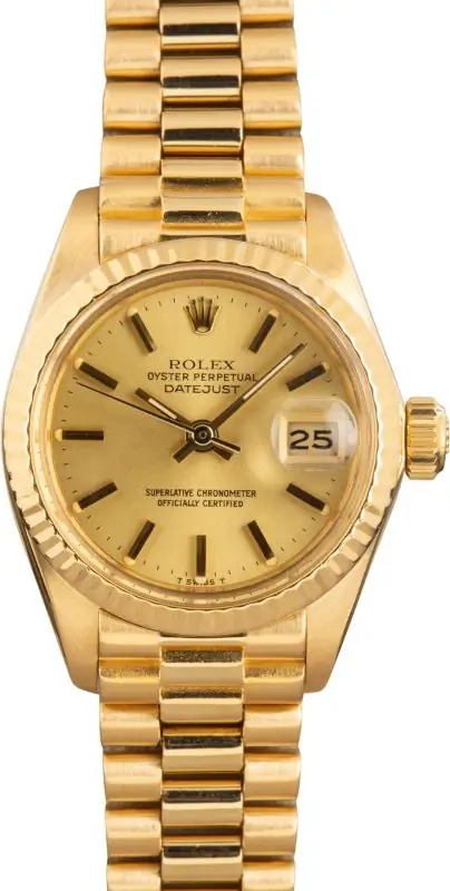Cheapest Rolex Lady Datejust 6917 18k Gold 26mm Supreme Replica