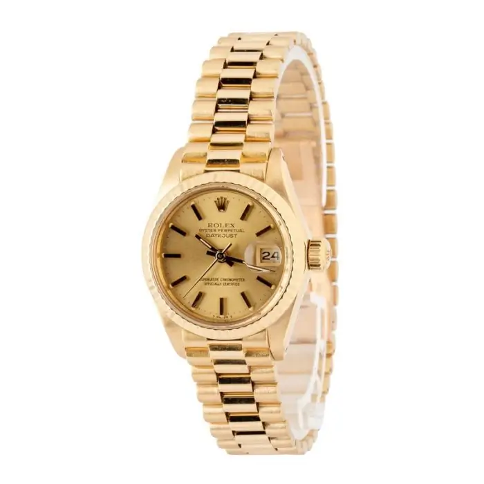 Cheapest Rolex Lady Datejust 6917 18k Gold 26mm Supreme Replica - Image 3