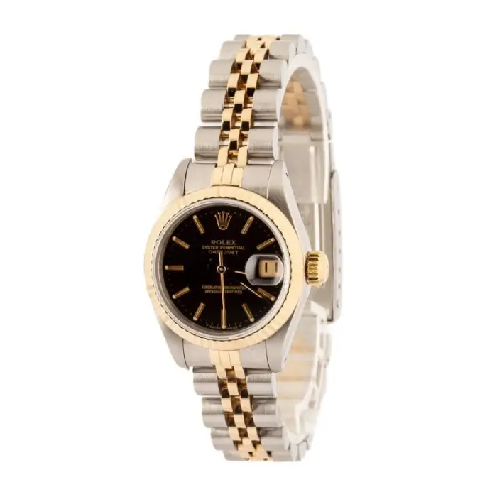 Cheapest Rolex Datejust 69173 Black Dial 26mm Two-Tone - Image 3