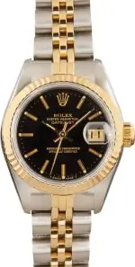 Cheapest Rolex Datejust 69173 Black Dial 26mm Two-Tone