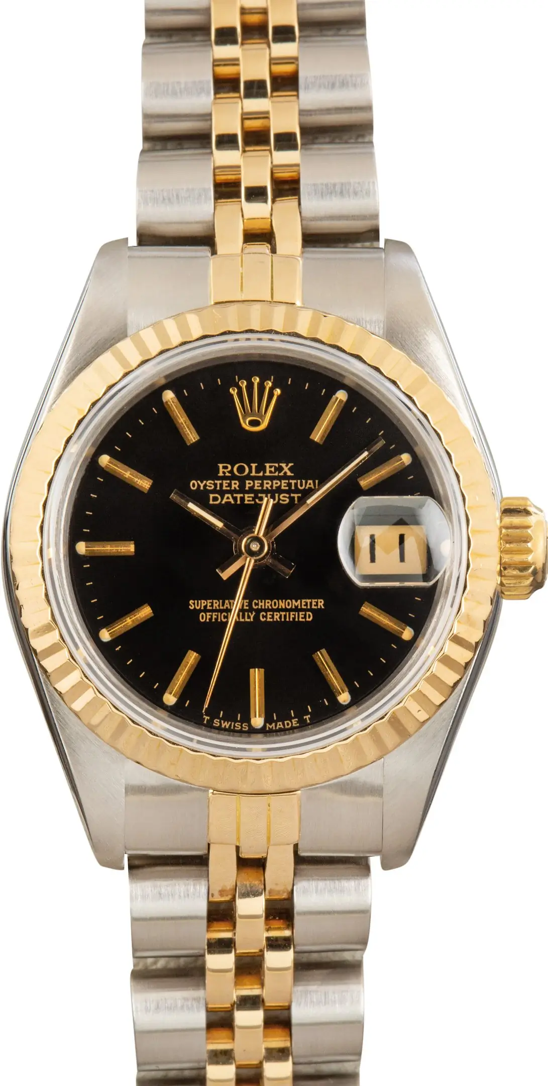Cheapest Rolex Datejust 69173 Black Dial 26mm Two-Tone