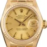 Cheapest Rolex 69178 Champagne Dial Yellow Gold President Watch