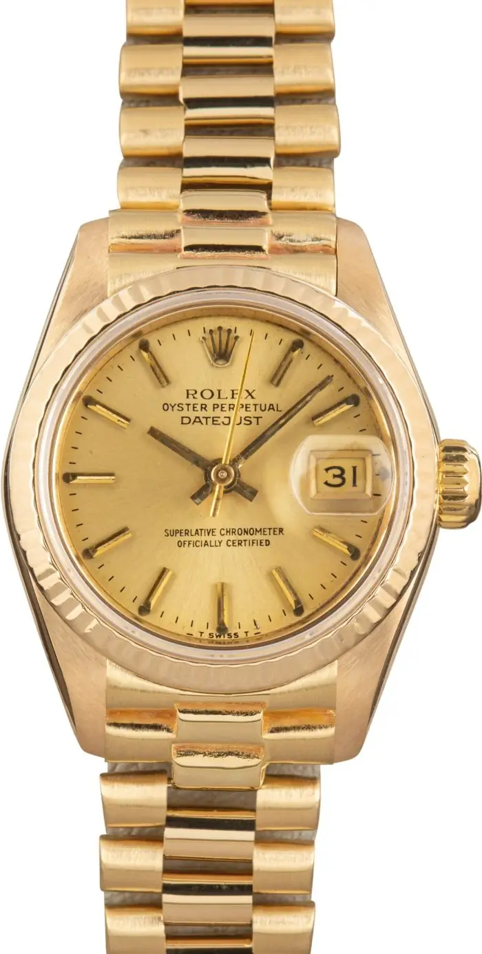 Cheapest Rolex 69178 Champagne Dial Yellow Gold President Watch - Image 2